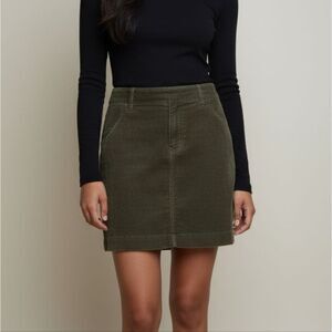 Talbots Vintage Hunter Green Corduroy Skirt sz 12